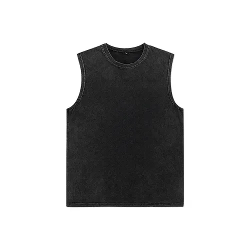 UNDERTIDES Промытый черный Унисекс Футболки