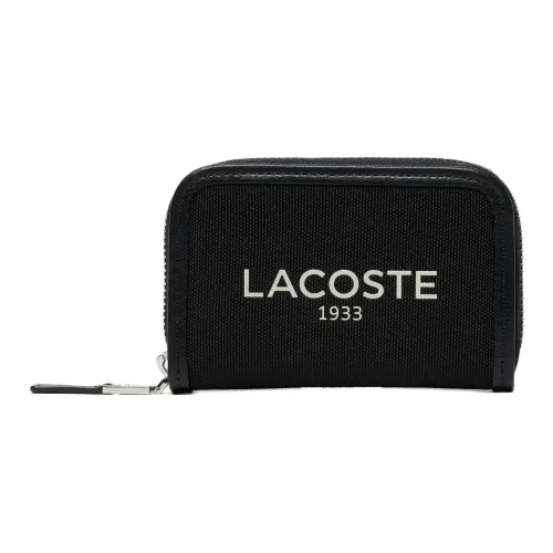 LACOSTE Холст с ПУ (полиуретан) Картхолдер Женские Черный