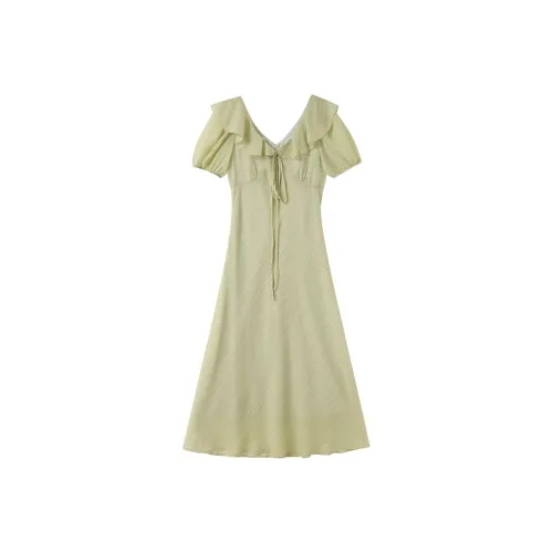 GULIANFEI Короткий рукав Платье Женское