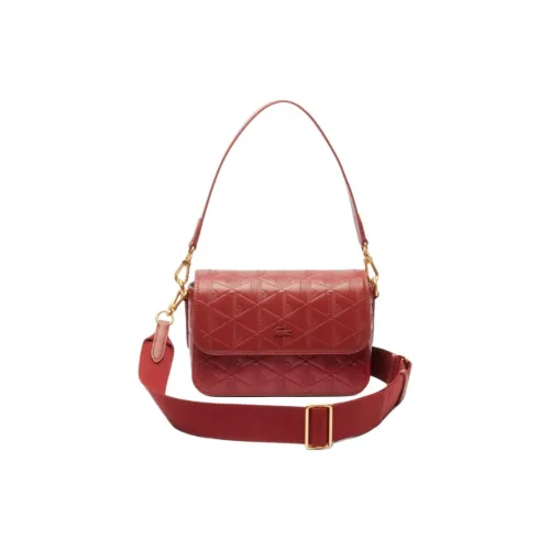 LACOSTE Сумка через плечо из коровьей кожи сумка на плечо женская красная