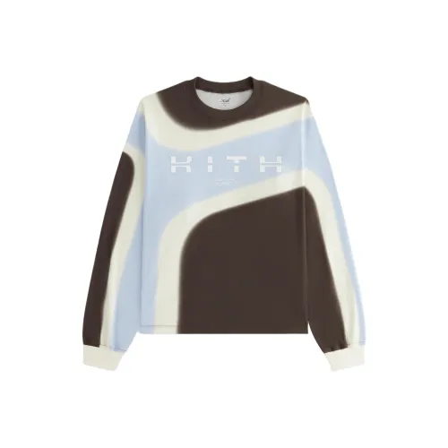 KITH SS25 Рукав с оборванным плечом T-рубашка Женская Кианит