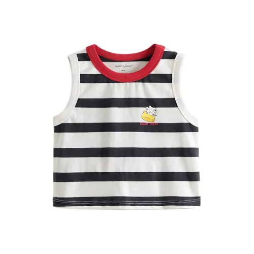 MARC JANIE Майка Черный Белый Полосы Детский