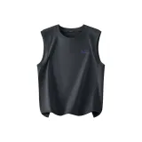 [100% cotton] Темно-серый (B Синий Сердце Настроение Логотип на груди)