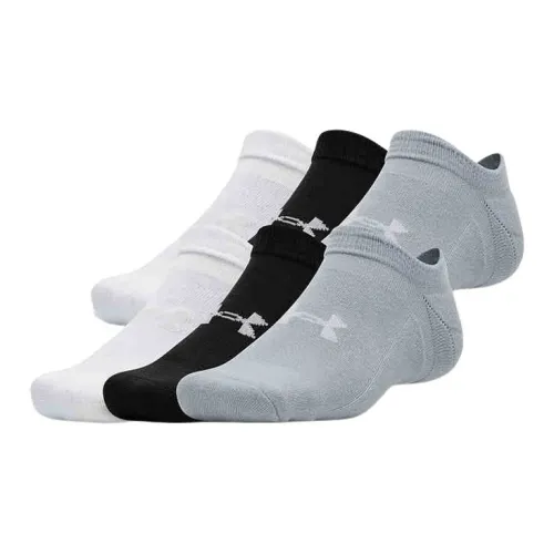 Under Armour 6 пар Черный + Ореоловый серый + Белый Унисекс Носки