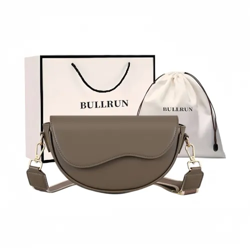 Bullrun Сумка через плечо из коровьей кожи стандартная женская глазурный зеленый