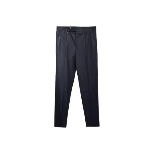 Ermenegildo Zegna Черные Мужские Брюки для Костюма