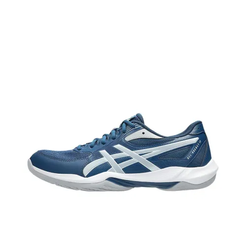 Asics Gel Rocket 12 Устойчивые к абразиву Низкие Кроссовки для тренировок Мужские Синие Серые