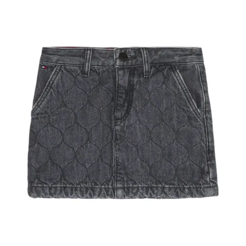 Юбка Tommy Hilfiger угольно-серого цвета для детей