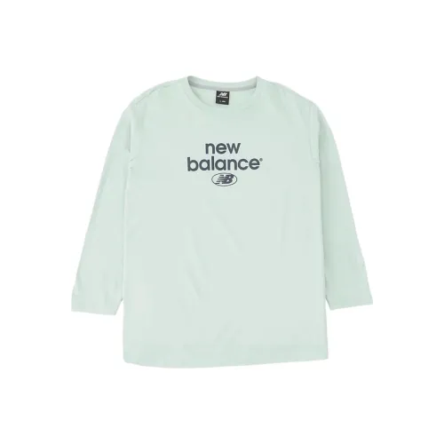 New Balance T-Shirt Женская Яблоко Зеленый Цвет