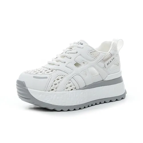 The Mystery Of Glamour Дышащий Увеличение Высоты Низкий Топ Толстая Подошва Женские