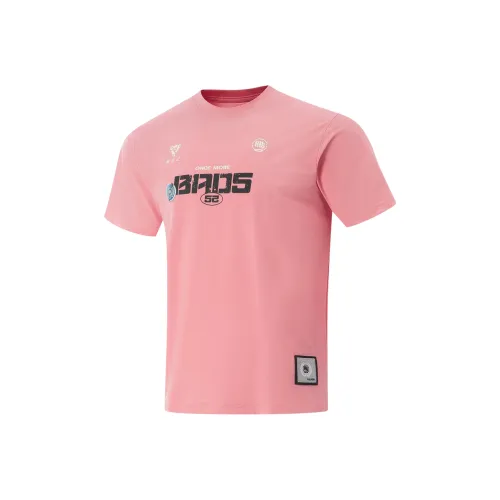 Т-рубашка с подкладкой мужская абрикосово-розовая