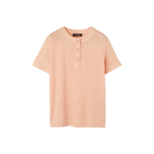 Loro Piana T-рубашка Женская Оранжевая Розовая