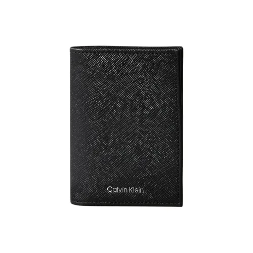 CALVIN KLEIN Кошелек из коровьей кожи Мужской Черный