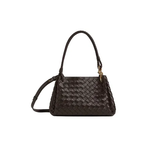 Bottega Veneta Парашют Овечья шкура Сумка Средний Женские Fondant