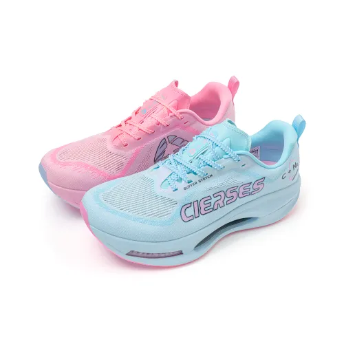 CLERSES Беговые кроссовки Low Top Сине-розовый микс Унисекс