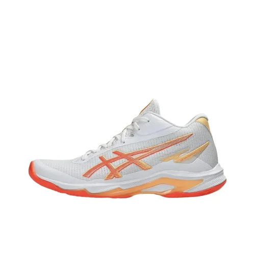 Asics NETBURNER BALLISTIC FF MT 4 Устойчивые к истиранию Низкие Кроссовки для тренировок Женские Белые