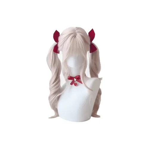 YOSEE Full Голова Два хвостика Длинные кудрявые волосы Косплей Набор Перука