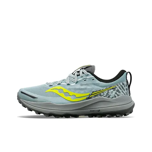 Saucony Xodus Ultra 2 Амортизаторы Шок-поглощающие Противоскользящие Устойчивые к истиранию Низкий Топ Беговые кроссовки Женские Серый