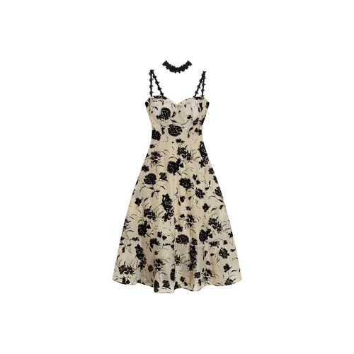 Si Bei'er Абрикос Женские Слиплатья