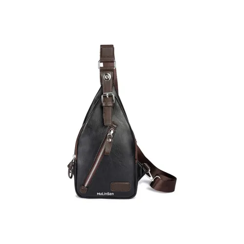 Mulinsen ПУ (полиуретан) Sling Сумка Стандартная Мужская Многоцветная