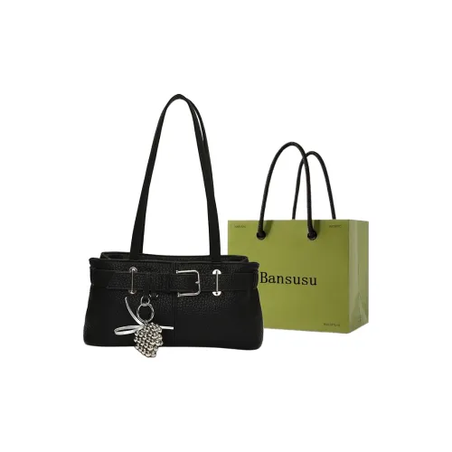 Bansusu ПУ (полиуретан) Сумка через плечо Женская Черный Экрю Красный Серо-синий