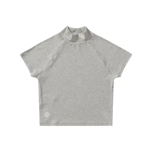 Chrome Hearts Реглан с короткими рукавами T-рубашка Женская Серого цвета