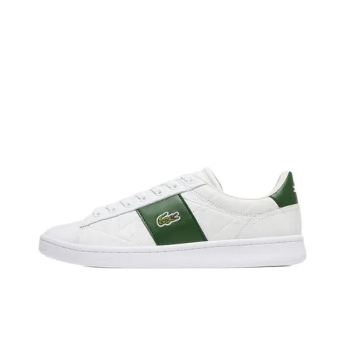 LACOSTE Carnaby Set Slip-resistant Abrasion-resistant Low Top Skateboard Shoes Women's ЛАКСТОУ Кернби Сет Противоскользящие Устойчивые к истиранию Низкие Кроссовки для скейтбординга Женские