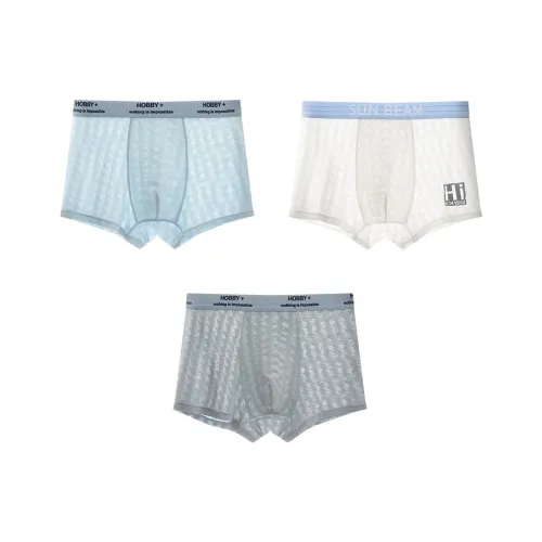 Top Melon Нижнее белье 3 упаковки [Теплый белый + Светло-серый + Светло-синий] Подростки