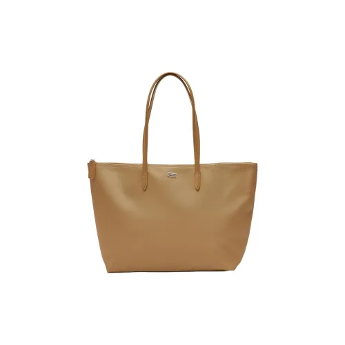 LACOSTE Сумка Tote из синтетической кожи сумка для покупок сумка большого размера женская бежевая
