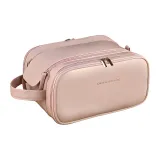 Утолщенный многослойный, двойная молния, гладкая отделка, стиль - розовый цвет персика, большой размер