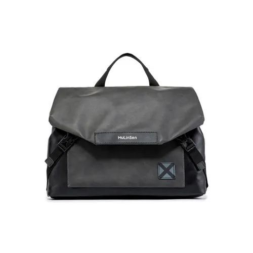 Mulinsen Холст Полиэстер Сумка через плечо Стандартная Унисекс Многоцветная