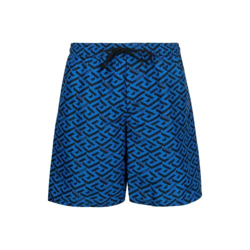 VERSACE Пляжные шорты Мужские Синие