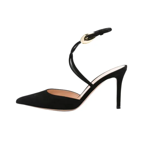 GIANVITO ROSSI Узкий каблук Высокие каблуки 9 см Женские Черный