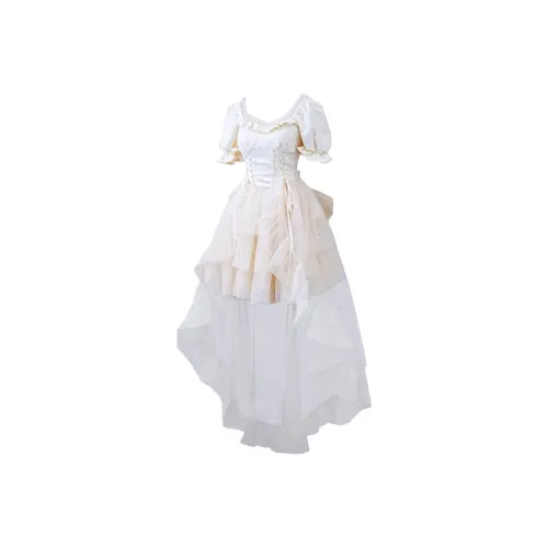 EFCR Короткий рукав Платье Женское