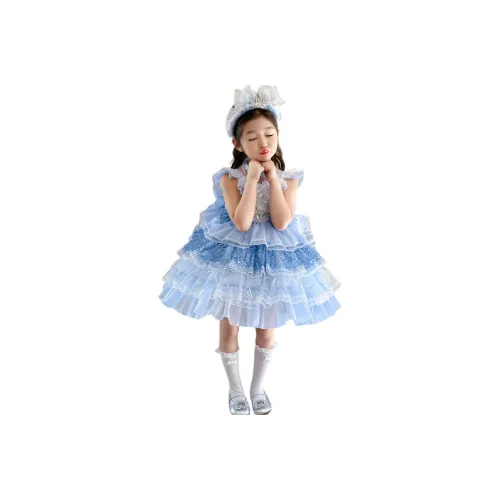 Smileyworld Платье Синий для детей 3-7 лет