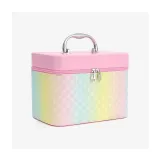 Многоцветный градиентный узор с полосами розового цвета