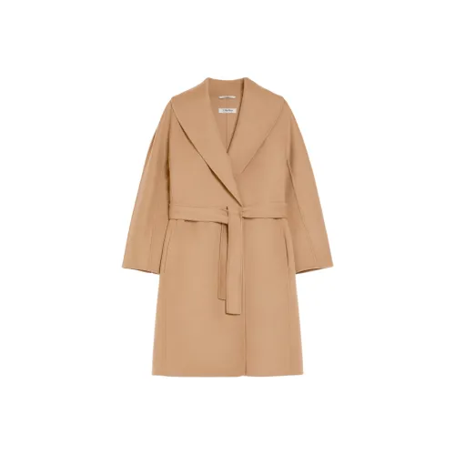 'S MAX MARA Верблюжий Женское Пальто