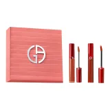 Комплект из двух частей: Красная жидкая помада в тюбике #405P Страстный красный, 6,5 мл; Красная жидкая помада в тюбике #206 Глина красно-коричневый, 6,5 мл