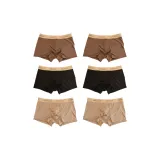 6 пар [Кофе + Кофе + Черный + Черный + Хаки + Хаки]