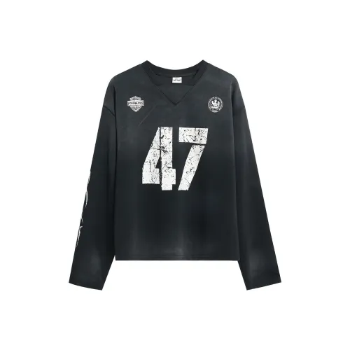 98SQUID Выцветшая черная унисекс футболка