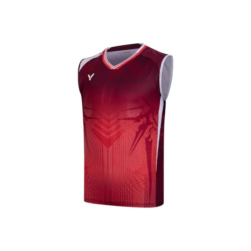 VICTOR Hot Красный Унисекс Футболки