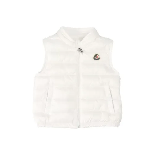 Moncler Пуховый жилет Белый Infant и Toddler