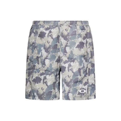 Oakley Enhance Allmighty Повседневные шорты Мужские Зеленые с принтом