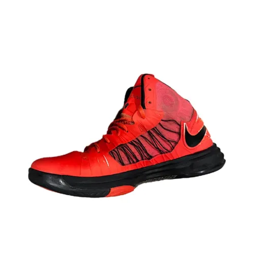 nike Hyperdunk Slip-resistant Abrasion-resistant MID Баскетбольные кроссовки Мужской Красный
