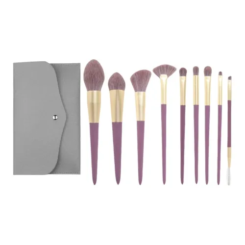 A Few More Cute Little Фиолетовый Сладкий Potato Кисти для макияжа Контуринг Портативный Смешанный Детали Мягкий 9 шт