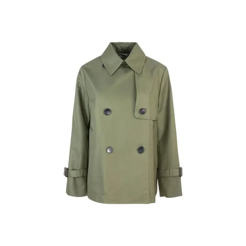 WEEKEND MaxMara Тренчкот Женский Хаки Зеленый