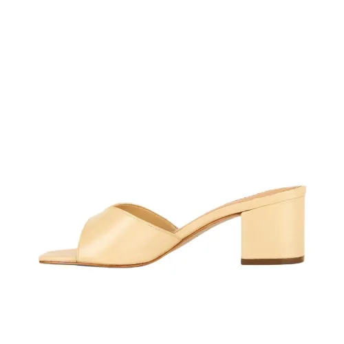 Schutz Слипоны 5 см Женские Бежево-желтые