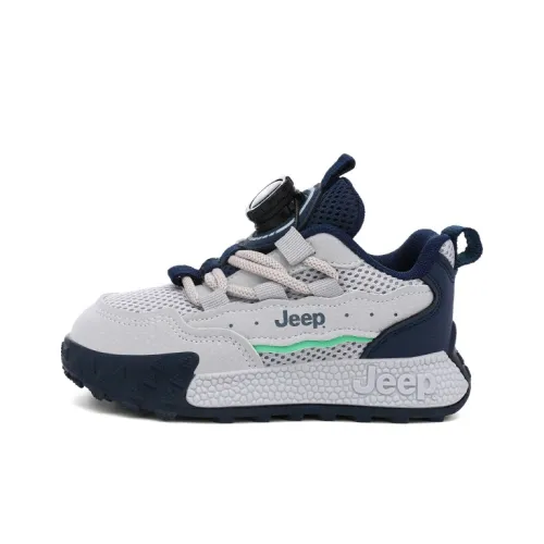 JEEP Детские беговые кроссовки Low Top Светло-серый Moon Двойная сетка Kids