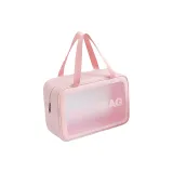 Прозрачная косметика, сумка для макияжа -- розовый Tubas