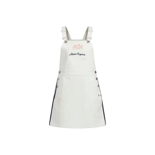 Adidas Originals x DISHINI LIANMINGKUAN SS25 Без рукавов Платье Женское Белое